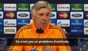 Ancelotti sur l'irrégularité de Bale et les sifflets contre CR7