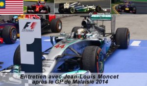 Entretien avec Jean-Louis Moncet après le Grand Prix de Malaisie 2014