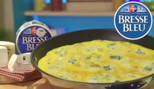 Recette d'Omelette aux pommes de terre et au Bresse Bleu - 750 Grammes