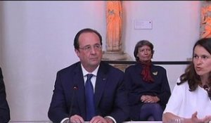 Visite du président Hollande au Forum européen de la culture: "Je veux saluer l'initiative d'Aurélie Filippetti" - 04/04