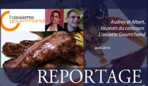 Ils vont cuisiner pour le président : Audrey et Albert, lauréats du concours Assiette Gourm'hand