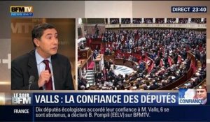 Le Soir BFM: Discours de politique générale: Manuel Valls obtient la confiance des députés - 08/04 1/2