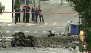 Une voiture piégée explose à Athènes, devant le siège de la Banque de Grèce