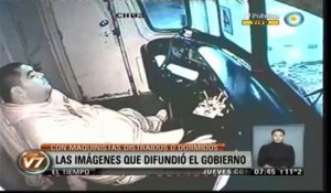 Des images choquantes de conducteurs de train en Argentine
