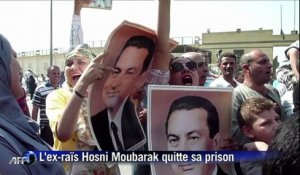 Egypte: Moubarak est libéré au désespoir des familles des victimes