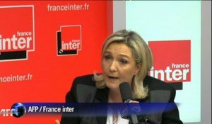 "Théorie du genre": Marine Le Pen estime que Vincent Peillon "aggrave la situation"