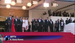 Cannes: Marion Cotillard sur le tapis rouge pour "Deux Jours, Une Nuit"
