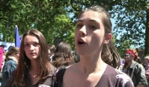 À Nantes, face à face tendu entre lycéens et la Manif pour Tous