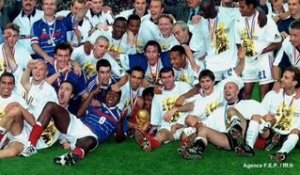 1998, La joie des Bleus après leur victoire