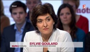 Sylvie Goulard, invitée de Mots Croisés sur France2 - 140414