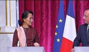 Aung San Suu Kyi "sait pouvoir compter sur l'appui de la France" - 15/04