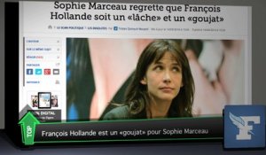 Top Média :  Sophie Marceau traite François Hollande de "lâche"