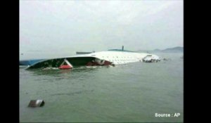 Un ferry sud-coréen fait naufrage avec 470 personnes à bord