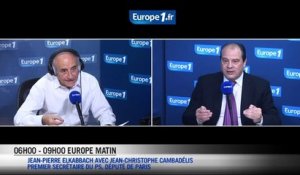 Jean-Christophe Cambadélis : "Je ne suis pas le porte-parole du gouvernement"