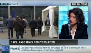 RMC Politique : Présidentielle 2017 : Hollande sème le doute - 21/04