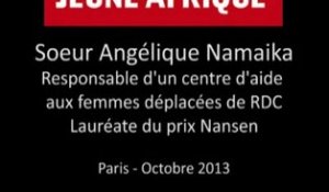 Soeur Angélique Namaika : "Le prix Nansen appartient aux femmes victimes d'atrocités" en RDC