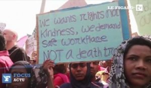 Bangladesh : des milliers de manifestants un an après le drame du Rana Plaza