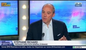 Orange: des résultats en recul au premier trimestre, Stéphane Richard, dans GMB – 29/04