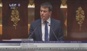 Valls : "J'assume, oui j'assume les choix qui sont faits"