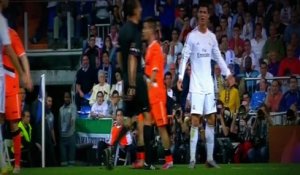 La colère de Cristiano Ronaldo après l'action de Morata
