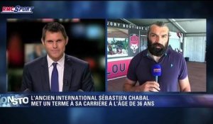 Rugby / Sébastien Chabal en direct sur BFM TV - 05/05