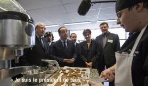 Hollande en déplacement à Villiers-le-Bel