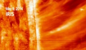 Un jet de plasma solaire observé  à la loupe