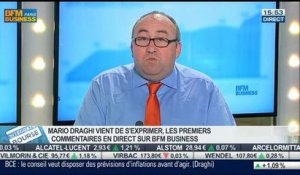 Emmanuel Lechypre: Réactions aux annonces de Mario Draghi sur l'inflation, dans Intégrale Bourse - 08/05