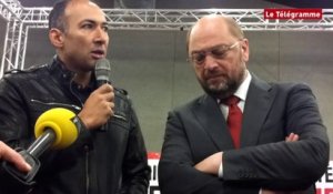 Lampaul-Guimiliau (29) Olivier Le Bras à Martin Schulz : " Il faut remettre l'humain sur le devant "