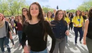 La Roche-sur-Yon : Un flashmob pour la Semaine de l’Europe
