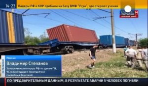 Russie : plusieurs morts dans une collision ferroviaire