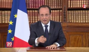 Allocution de Hollande : un lapsus et un appel à "réformer l'Europe"