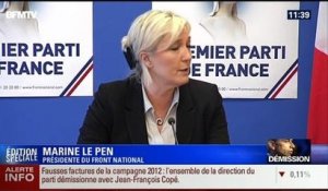 Édition spéciale démission de Copé : Marine Le Pen - 27/05 7/14