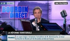 RMC Politique :  Réforme territoriale : François Hollande ne parlera plus de la suppression des conseils généraux – 02/06