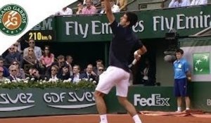 N. Djokovic v. M. Raonic 2014 French Open Men's QF Highlights