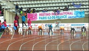 Clavel Kayitaré - 100m au Meeting International d'Athlétisme Paris Ile de France - www.bloghandicap.com - La Web TV du Handicap