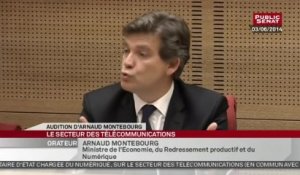 Télécommunications - M. Arnaud Montebourg et Mme Axelle Lemaire