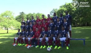 La photo officielle de l'équipe de France avec Grenier et Ribéry