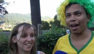 Mondial 2014: la ferveur des Brésiliens pour leur équipe nationale - 10/06