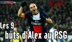 Les 9 buts d'Alex au PSG