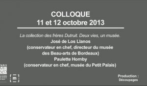 Colloque "Choisir Paris" : La collection des frères Dutuit. Deux vies, un musée - José de Los Llanos & Paulette Hornby