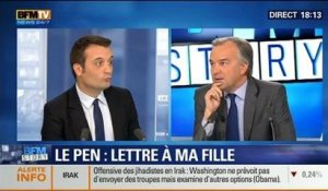 BFM Story: Jean-Marie Le Pen: Publication d'une lettre ouverte à sa fille - 13/06