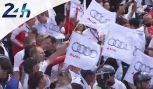 24 Heures du Mans 2014: ambiance Audi à l'arrivée