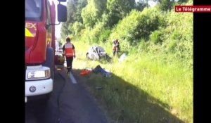 Huelgoat. Accident mortel sur l'axe Lorient-Roscoff