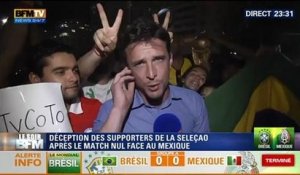 Le Soir BFM: Coupe du Monde: les supporters brésiliens gardent la foi malgré le match nul de la Seleção face au Mexique - 17/06 1/2