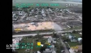 Nebraska : les ravages des tornades vus du ciel