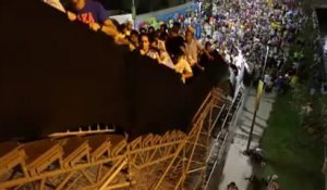 Mondial 2014 : un escalier du stade Maracana tangue dangereusement