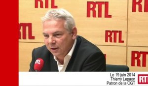 Grève SNCF : "On arrive à un tournant" dans le mouvement, dit Thierry Lepaon
