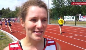 Saint-Renan (29). Championnats de Bretagne d'athlétisme : Marie Bouchard remporte le 1.500 m
