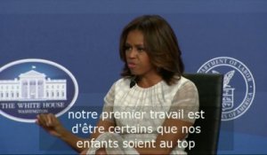 Michelle Obama : "La priorité, c'est que nos filles soient au top"